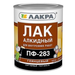 Лак алкид ПФ 283 глянц 1,8 кг ЛАКРА