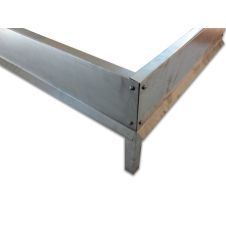 Ограждение грядки 2500х625х325 мм оцинкованное