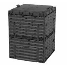 Компостер Piteco с крышкой 300 л черный