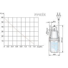 Вибрационный насос Ручеек-1М Olsa