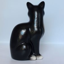 Садовая фигура Кот черный 27,5 см ТСМ
