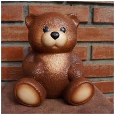 Садовая фигура Медвежонок коричневый 23,5 см ТСМ
