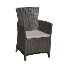 Кресло IOWA коричневое 62х60х89 см.