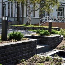 Блок Финский 200х180х80 мм красный