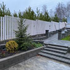 Блок Скандинавский 360х180х150 мм серый