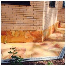 Златолит желто-серый, толщина 10-25 мм