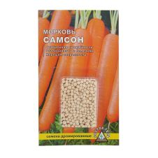 Семена Морковь Самсон простое драже, 300 шт Росток-Гель