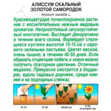 Алиссум Золотой самородок 0,1 г АЭЛИТА