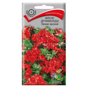 Флокс друммонда Промис красный 10 шт