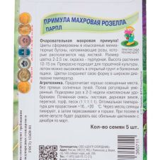 Примула махровая Розелла Парпл 5 шт Поиск