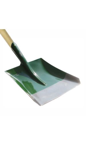 Лопата совковая усиленная зеленая